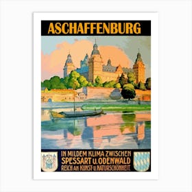 Aschaffenburg, Bavaria, Germany Art Print