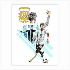 messi Art Print