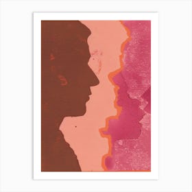 Silhouette Of A Woman 66 Art Print