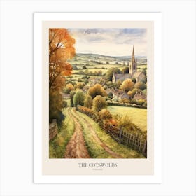 The Cotswolds England 2 Uk Trail Poster Art Print