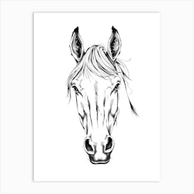 Horse Head Art Print