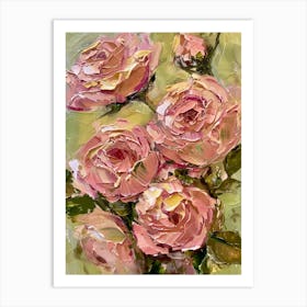 Pink Roses 8 Art Print