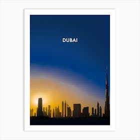 Simply Dubai Art Print