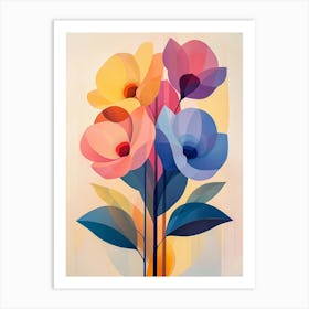 Flowers In A Vase 34 Art Print