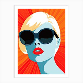 Vibrant USA Pop Art Fusion Art Print