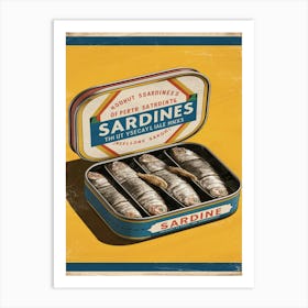 Sardines in a tin Art Print