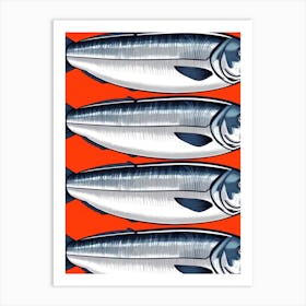 Four Sardines Art Print