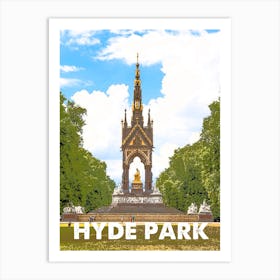 Hyde Park, London, Landmark, Wall Print, Wall Art, Poster, Print, Art Print