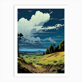 Night In The Countryside Art Print