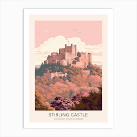 Stirling Castle Scotland United Kingdom Travel Poster Art Print