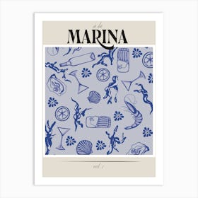 À La Marina Vol. 1 Art Print