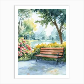 Watercolor Landscape 1 Art Print