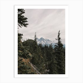 Oregon Mountain Scenery Art Print