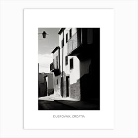 Poster Of Granada, Spain, Photography In Black And White 4 Art Print