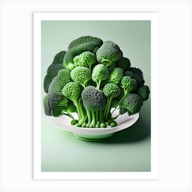 BroccoliDisplay2 Art Print