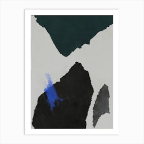 Two Mountains Meet Art Print