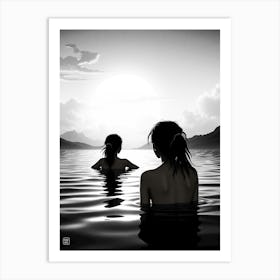 Two Girls Art Print