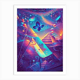 Psychedelic Art 54 Art Print