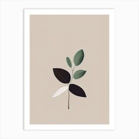 Black Walnut Herb Simplicity 2 Art Print