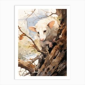 A Realistic And Atmospheric Watercolour Fantasy Character 9 Art Print