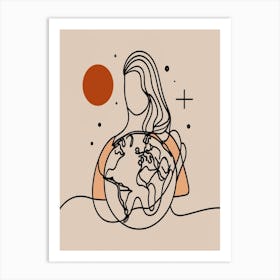 Earth Day Concept Art Print