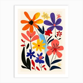 Colorful Flowers 2 Art Print