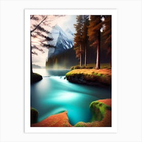 River In The Mountains 8 Art Print