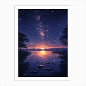 Night Sky 2 Art Print