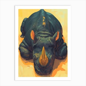 Rhino 3 Art Print