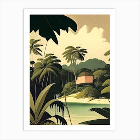San Blas Islands Panama Rousseau Inspired Tropical Destination Art Print