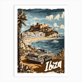 A Classic Style Poster Of Ibiza 1 Art Print