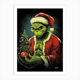 Grinch Art Print