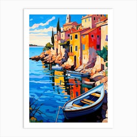 Rovinj Croatia 4 Fauvist Painting Art Print