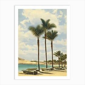 Playa De Zahara De Los Atunes Cadiz Spain Vintage Art Print
