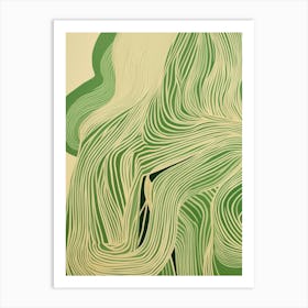 'Green Wave' Art Print