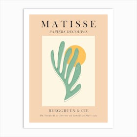 Floral matisse 16 Art Print