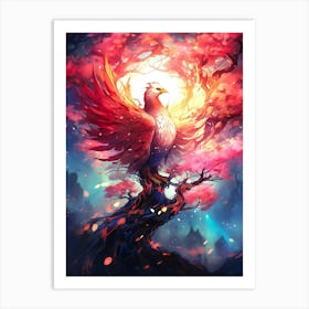 Phoenix Bird Art Print