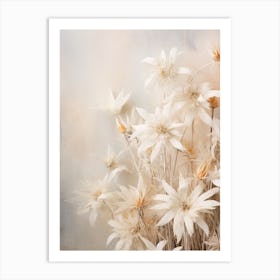 Boho Dried Flowers Edelweiss 2 Art Print