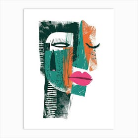 Face Of A Woman 65 Art Print