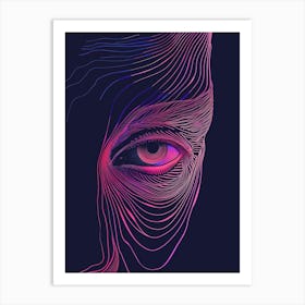 Eye Of The Wolf 1 Art Print