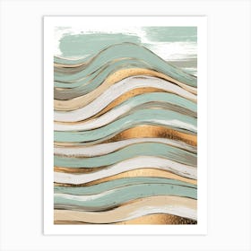 Waves Canvas Print Art Print