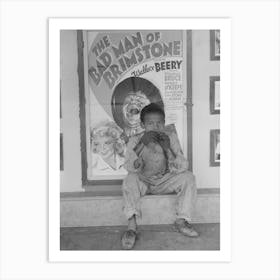 Untitled Photo, Possibly Related To Man In Front Of Movie Theater, Waco, Texas By Russell Lee Art Print