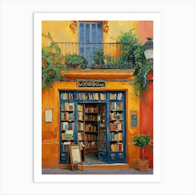 Seville Book Nook Bookshop 2 Art Print