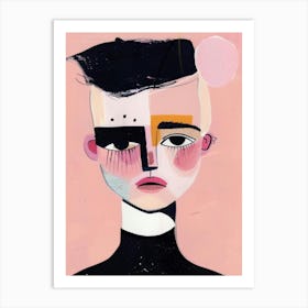 Girl With A Hat 1 Art Print