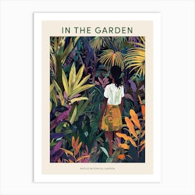 In The Garden Poster Naples Botanical Garden 1 Art Print