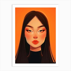 Asian Girl 61 Art Print