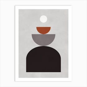 Simple geometry and colors 5 Art Print