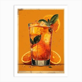 Aperol Spritz Orange 82 Art Print