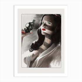 Eva Green, Sin city. A dame to kill for. Art Print