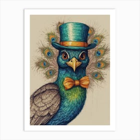 Peacock 33 Art Print